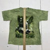 The Mountain Atlanta Zoo Green Panda Short Sleeve Kids Medium