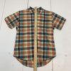 Gap kids Plaid Short Sleeve Button Up Size Large