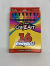 Cra-Z-Art Crayons 16 Pack School Quality