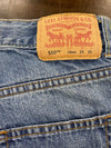 Levis 550 Relaxed Blue Jeans Youth Size 10 Reg 25X25