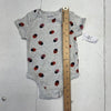 Old Navy Gray Ladybug One-Piece Girls Size 6-12M NEW