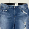 Torrid Blue Distressed Denim Sky High Skinny Jeans Women Plus Size 16 R