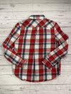 Levi’s Youth Boys Red Plaid Long Sleeve Button Up Size Small