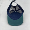 Old Navy Blue Teal Flat Brim Trucker Hat Youth Boys OS New Defect