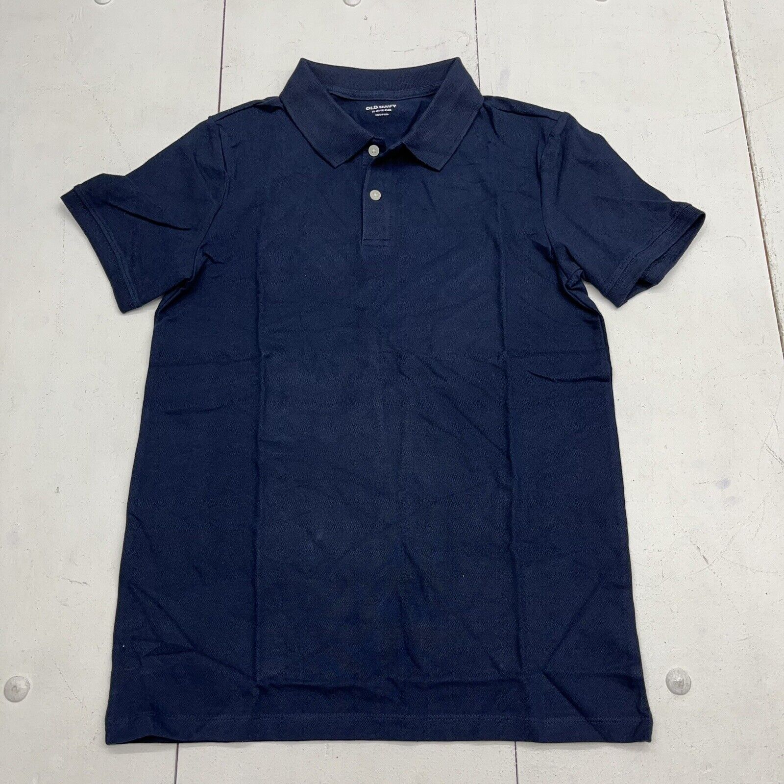 Old Navy Navy Blue Uniform Polo Boys Size XL (14-16) Plus NEW