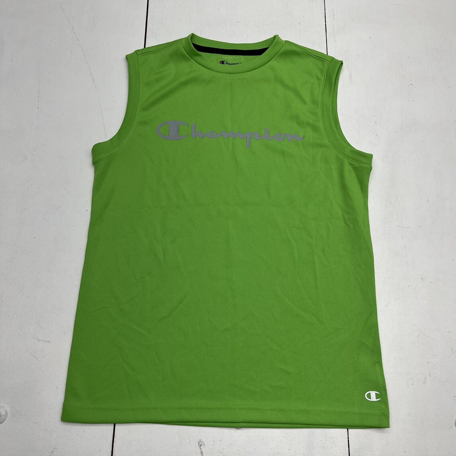 Champion Green Mesh Sleeveless Crewneck Boys Size 10/12