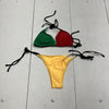 Shein Swim Green/Yellow /Red Swimsuit Women’s Size Medium NEW