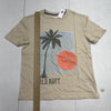 Old Navy Tan Graphic Short Sleeve T Shirt Youth Boys Size Medium New