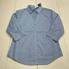Port Authority Blue 3/4 Sleeve Button Down Shirt Women’s Size Medium