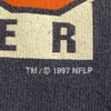 Vintage Navy Denver Broncos NFL Crew Neck Sweatshirt Adult Size Large
