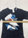 Children’s Place Boys Black Shark Graphic Shirt Size Medium