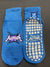 Altitude Trampoline Ankle Socks Kids Youth Medium Non-Slip Grip Bottom Blue