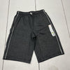 Jumping Beans Gray Black Active Shorts With White Piping Boys Size 12