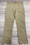 French Toast Boys Girls Khaki Straight Fit Pant Adjustable 28W SIZE 14 NWT