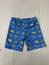 Unbranded Boys Blue Dinosaur Print Swim Bottoms Size Medium