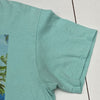 Vintage Caribbean Sea Foam Green Short Sleeve Graphic T-Shirt Adult Size M Delta