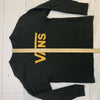 Kids Vans Black Long Sleeve Shirt Size Large