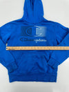 Champion Blue Graphic Print Pullover Hoodie Boys Size 10/12