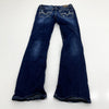 BKE Dark Blue Conner Bootcut Adjustable Distressed Jeans Boys Size 16