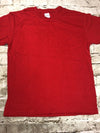 Gildan T Shirts Plain Red 100% Cotton Unisex Youth Size Medium Set Of 5