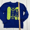 Gap Kids Blue Skateboard Graphic Pull On Sweatshirt Boys Size X-Large