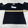 SNDYS Evenings Black Knit Balloon Sleeve Sweater Women’s Size XS New
