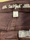 Boy&#39;s Cat &amp; Jack Jogger Jeans Skinny Burgundy Size 12 NWT