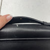 Vintage Coach G13-9870 Black Court Top Handle Leather Small Strap Crossbody Bag