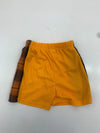 Boys Yellow Black Side Plaid Athletic Shorts Size 3-4Y