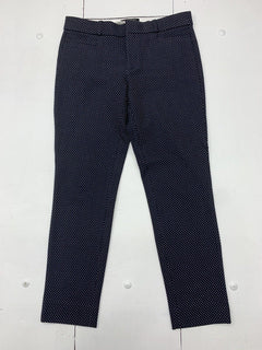 Banana Republic Sloan Blue Printed Pants Women's Size 4 - beyond exchange