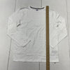 Old Navy White Long Sleeve Softest T-Shirt Boys Size Large (10-12)