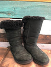 UGG 3388 Bailey Bow Triplet Women&#39;s Black Classic Tall Winter Boots 6