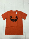 Children’s Place Boys Orange Pumpkin Graphic Short Sleeve Shirt Size XXL