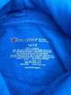 Champion Blue Graphic Print Pullover Hoodie Boys Size 10/12