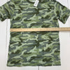 The Childrens Place Boys Green Camouflage Short Sleeve Size XL