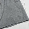 Puma Gray Embossed Logo Fleece Sweatpant Shorts Mens Size XL