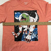 The Children’s Place Orange Space Dino Print Short Sleeve T-Shirt Boys Size L