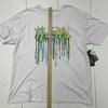 Road Narrows NYC mens White Hustle Graphic Short Sleeve Size 4X