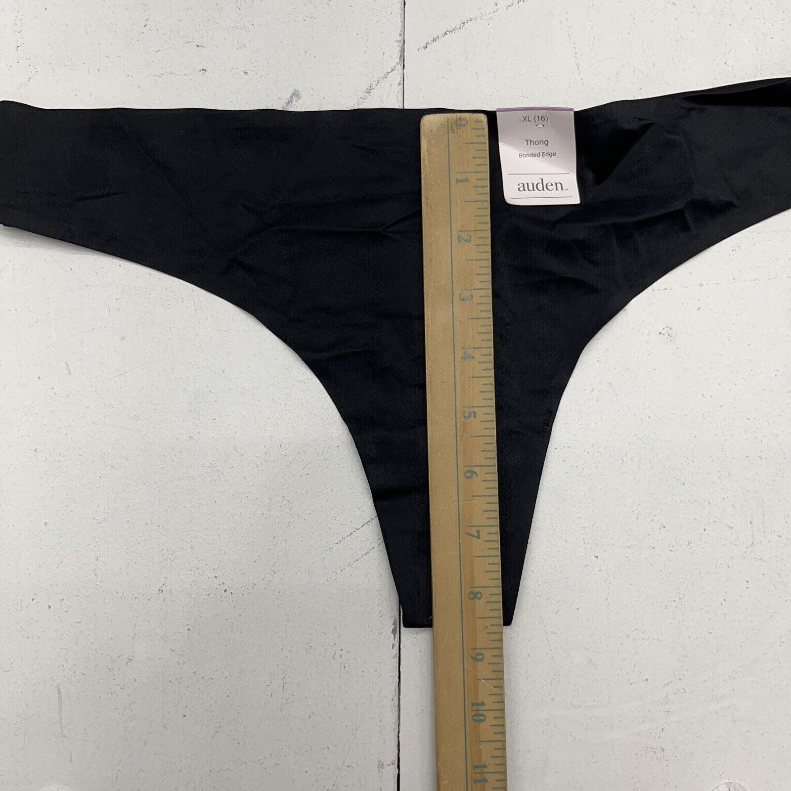 Auden Womens Bonded Edge Micro Thong Size XS (0-2) Mesh Sides