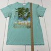 Vintage Caribbean Sea Foam Green Short Sleeve Graphic T-Shirt Adult Size M Delta