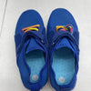 Youth Kids Blue Mesh Hook &amp; Loop Sneakers Size 32 US 13 New