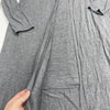 BCBG Maxazria Ayana Heather Grey Front Slit Midi Layered Dress Women’s Size L