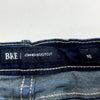 BKE Dark Blue Conner Bootcut Adjustable Distressed Jeans Boys Size 16