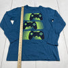 The Children’s Place Blue Long Sleeve Graphic Controller T Shirt Youth Boys XL