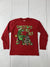 Holiday Time Kids Red Christmas Long Sleeve Shirt Boys Size XL