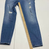 Torrid Blue Distressed Denim Sky High Skinny Jeans Women Plus Size 16 R