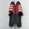 Adidas Red Stripe Slides Youth Boys Size 4