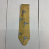 Polo Ralph Lauren Yellow Swordfish Tie 100% Silk