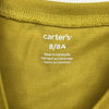 Carters Mustard Yellow Gaming Print Short Sleeve PJ T-Shirt Boys Size 8 NEW