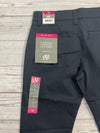 All Uniform Wear Mid-Rise 4 Pocket Straight Leg Pants, Youth Size 12 Slim Fit